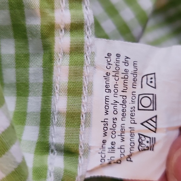 PGA Tour Shirt Button Down Men's Green Checkered Shirt Size XXL Long Sleeve - Picture 5 of 11